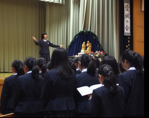 福山暁の星女子中学校・高校の制服写真画像まとめ・レビュー口コミ評判・生徒の着こなし・夏服冬服詳細情報