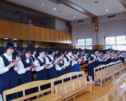 福山暁の星女子中学校・高校の制服写真画像まとめ・レビュー口コミ評判・生徒の着こなし・夏服冬服詳細情報