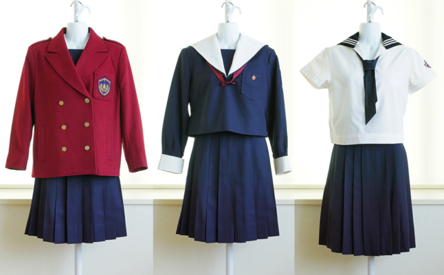 静岡英和女学院中学校・高校の制服写真画像まとめ・レビュー口コミ評判・生徒の着こなし・夏服冬服詳細情報