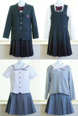 香里ヌヴェール学院中学校・高校の制服写真画像まとめ・レビュー口コミ評判・生徒の着こなし・夏服冬服詳細情報