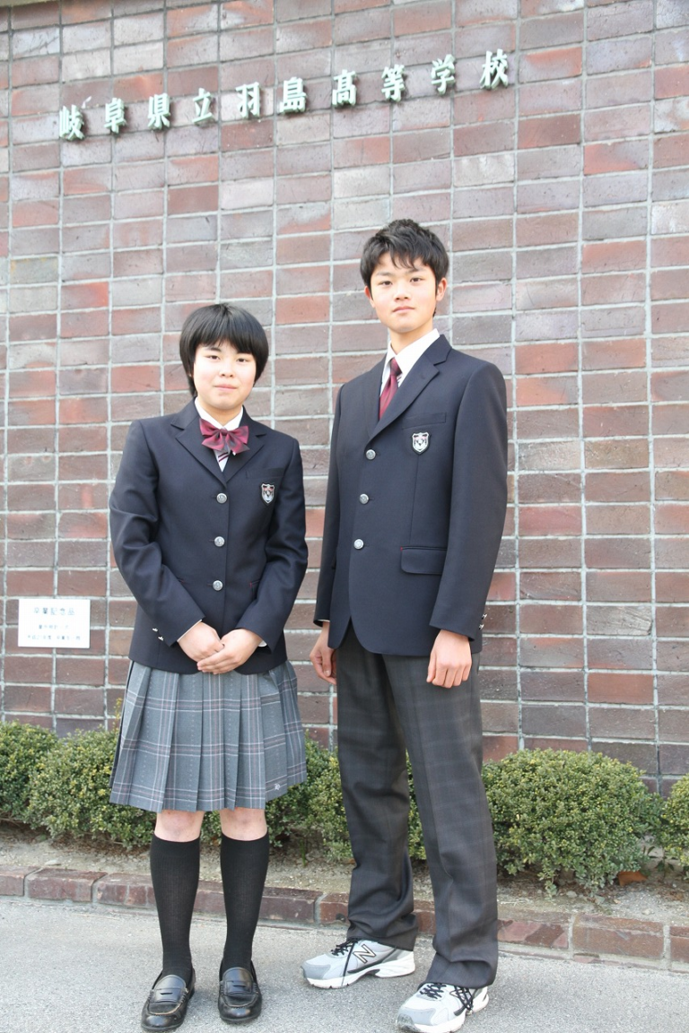 岐阜県立羽島高校 の制服写真画像まとめ・レビュー口コミ評判・生徒の着こなし・夏服冬服詳細情報│全国中高制服グラム-全国47都道府県の中学校高等学校制服検索口コミ-