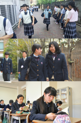 四條畷学園小中学高校の制服写真画像動画まとめ・レビュー口コミ評判・生徒の着こなし・夏服冬服詳細情報