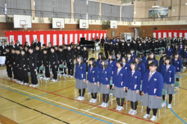 【閉校】根室市立啓雲中学校の制服写真画像動画まとめ・レビュー口コミ評判・夏服冬服詳細情報