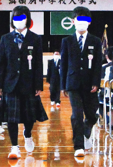 浜頓別町立浜頓別中学校の制服写真画像まとめ・レビュー口コミ評判・夏服冬服詳細情報