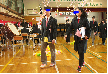 稚内市立潮見が丘中学校の制服写真画像まとめ・レビュー口コミ評判・夏服冬服詳細情報