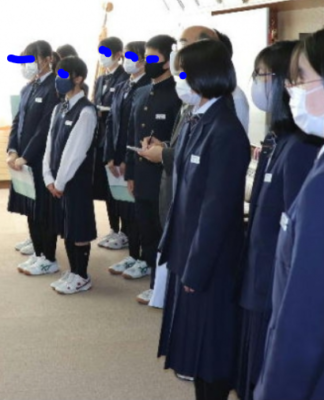 釧路鳥取西中学校 制服 180A