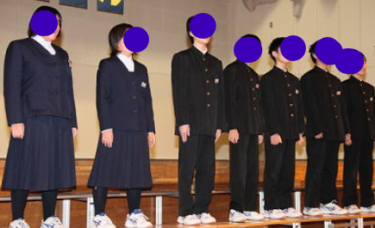 札幌市立陵陽中学校の制服写真画像まとめ・レビュー口コミ評判・夏服冬服詳細情報