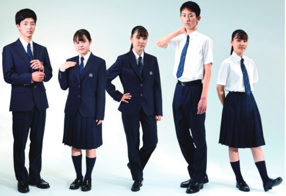 東洋大学附属姫路中学高校の制服写真画像動画まとめ・レビュー口コミ評判・新制服旧制服比較【2022/令和4年度新制服】高校学ランセーラー服廃止