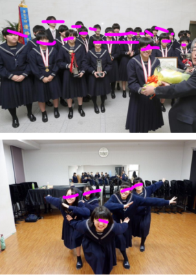 金蘭会中学高校の制服写真画像動画まとめ・レビュー口コミ評判・セーラー服ジャージ部活バレー様子等