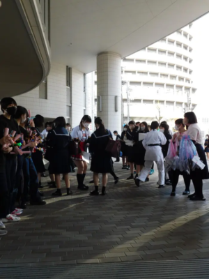 金蘭会中学高校の制服写真画像動画まとめ・レビュー口コミ評判・セーラー服ジャージ部活バレー様子等