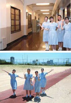 神戸山手女子中学高校の制服写真画像動画まとめ・レビュー口コミ評判・生徒の着こなし・夏服冬服詳細情報