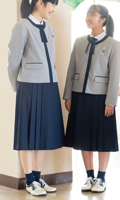 賢明女子学院中学高校の制服写真画像動画まとめ・レビュー口コミ評判・生徒の着こなし・夏服冬服詳細情報